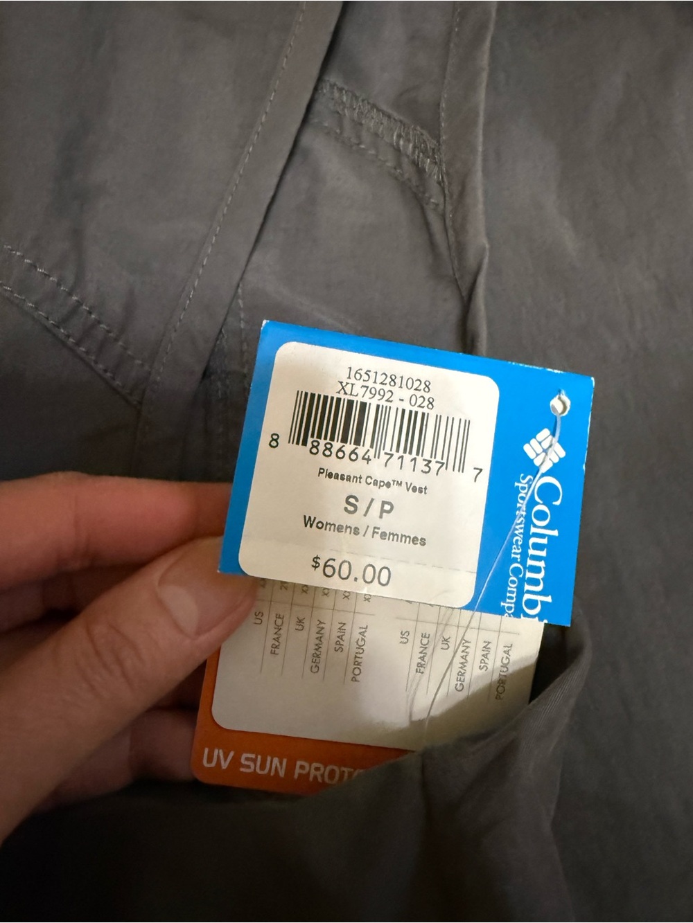Columbia Women sleeveless vest - Size S ( NEW WITH TAG ) - Picture 6 of 13